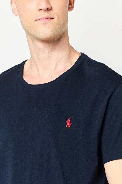 Polo Ralph Lauren Men Crew Neck Short Sleeve Embroidered Logo T-Shirt, Navy
