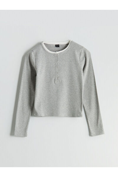 LC Waikiki Μπλουζάκι για νεαρά κορίτσια με λαιμόκοψη