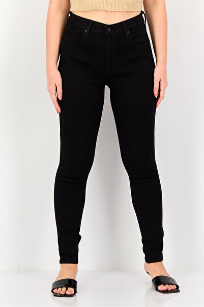 Levi's Women Super Skinny Fit High Waist Solid Stretchable Denim, Black