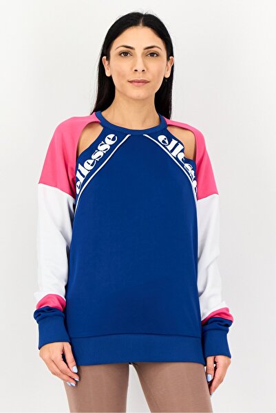 Ellesse Women Sportswear Fit Long Sleeve Outdoor Sweatshirt, Multicolor