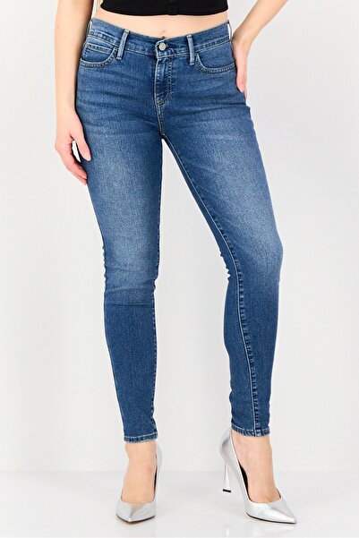 Levi's Women Regular Fit Washed Stretchable Denim, Blue