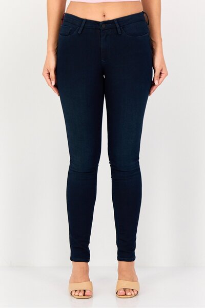 Levi's Levis x Redloop Women Skinny Fit Plain Stretchable 711 Jeans, Navy