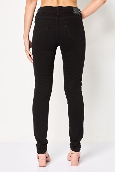Levi's Women Slim Fit Solid Stretchable Denim, Black