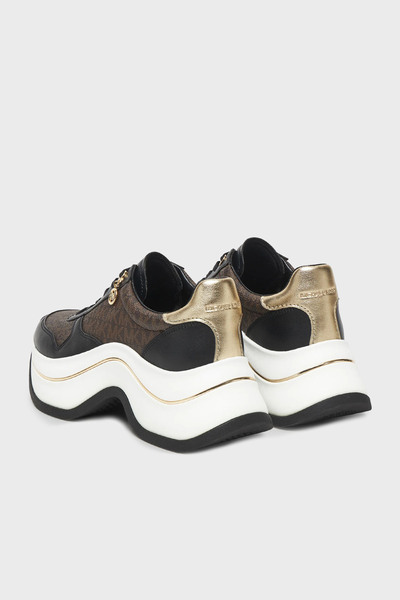 Michael Kors Deri Karışımlı Kalın Tabanlı Logolu Sneaker Ayakkabı 43F5ARFS2L200 AYAKKABI 43F5A