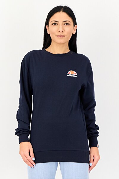 Ellesse Women Sportswear Fit Long Sleeve Outdoor Sweatshirt, Navy