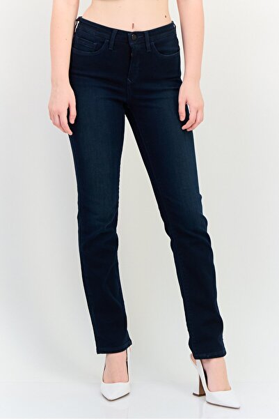 Levi's Women Slim Fit Washed Stretchable Jeans, Navy
