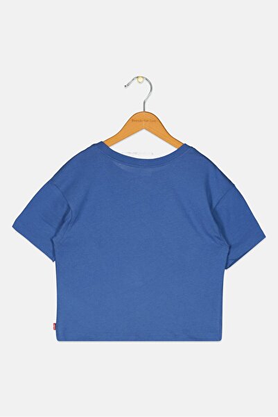 Levi's Kids Girl Short Sleeve Brand Logo T-Shirt, Blue