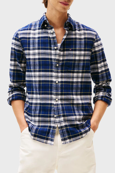 Tommy Hilfiger Pamuklu Regular Fit Uzun Kollu Gömlek Erkek GÖMLEK MW0MW41345 0MS