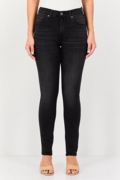 Levi's Women Skinny Fit High Rise Stretchable Jean, Washed Black
