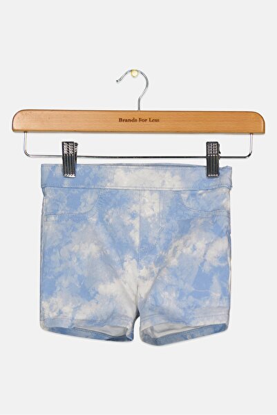 Levi's Toddlers Girl Tie Dye Basic Shorts, Blue Combo