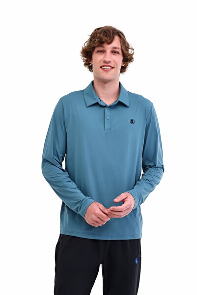 lumberjack ML TIGER 15ELG1-12 5PR Petrol Men's Long Sleeve T-Shirt