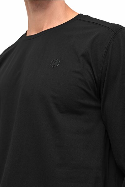 lumberjack Mb Facts 14Ljk-12829 5Pr Black Men's Long Sleeve T-Shirt