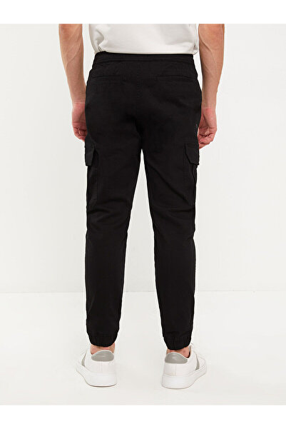 LC Waikiki Men's Slim Fit Gabardine Cargo Pants