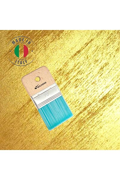 Boldrini Brush, spalter type with very soft hair, blue, width 70 mm, for decorative paint
