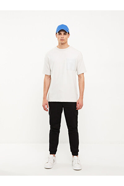 LC Waikiki Men's Slim Fit Gabardine Cargo Pants