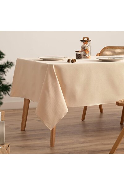GAMUSI Christmas tablecloth GAMUSI, simple golden cut, rectangular, 140x240 cm, orange color