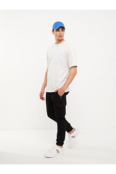 LC Waikiki Men's Slim Fit Gabardine Cargo Pants