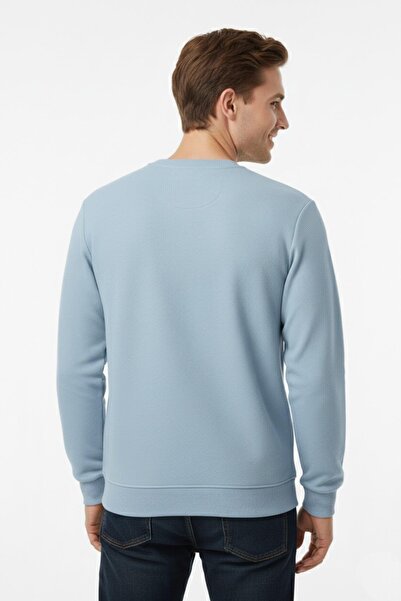 DYNAMO Ανδρικό φούτερ με λαιμόκοψη σελανικό κανονικό κούπερ BGL-ST04926