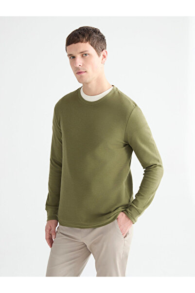 LC Waikiki Vision New Season Crew Neck Long Sleeve Men's T-Shirt