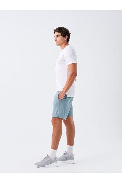 LC Waikiki Blue Slim Fit Men's Sports Shorts