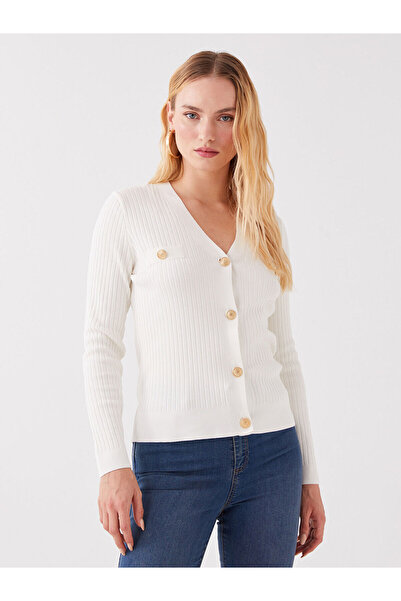 LC Waikiki Peak Yeni Sezon V Yaka Kadın Triko Hırka