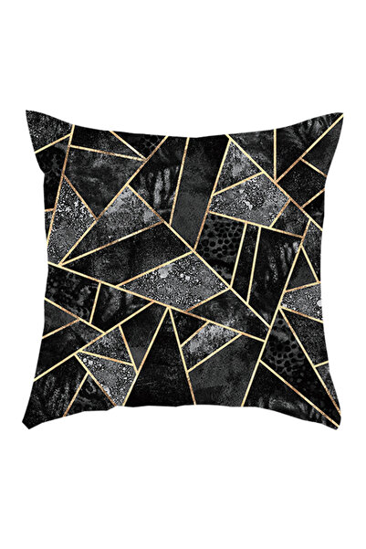 HALAMODO غطاء وسادة ناعم متعدد الألوان مقاس 45 × 45 سم مع طباعة زخرفية