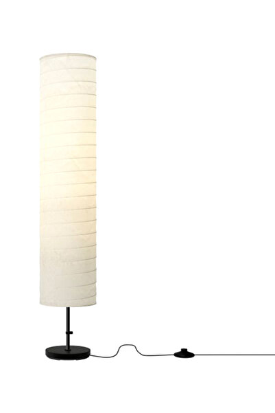 HALAMODO White LED Floor Lamp 8x23cm