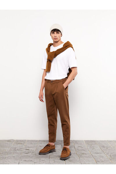 LC Waikiki LCW Casual Comfort Fit Габардин панталони за мъже