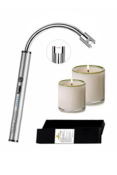 HALAMODO ولاعة شموع قابلة لإعادة الشحن بمنفذ USB من النوع C ومقاومة للرياح مع...