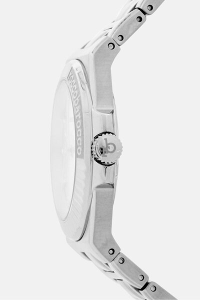 Roccobarocco Women RB5041L-01M Stainless Steel Analog Watch 35mm, Silver