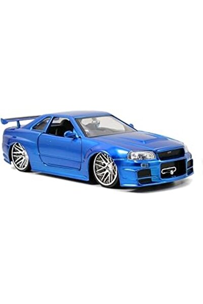 Genel Markalar Jada Toys Fast & Furious Fits Nissan Skyline Gt-R (R34) Die-Ca...