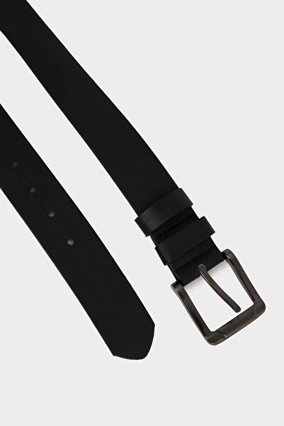 DeFacto Ανδρική ζώνη casual με ορθογώνια πόρπη από συνθετικό δέρμα G4436AXNS