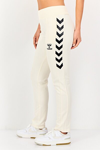 hummel Women Sportswear Fit Training Sweatpants, Ivory