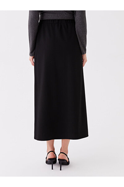 LC Waikiki Nyomtatott női szoknya elasztikus derékkal