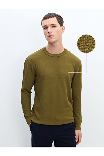 LC Waikiki Crew Neck Long Sleeve Men's Knitwear Sweater