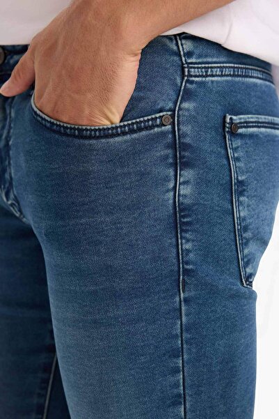 DeFacto Παντελόνι Pedro εφαρμοστό με στενή εφαρμογή κανονικής μέσης με στενό πόδι G3245AX25AU