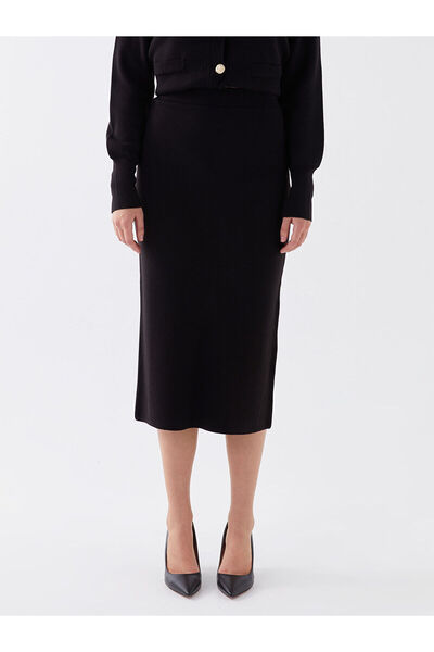 LC Waikiki Fustă tricotajă pentru femei, cu talie elastică, slim