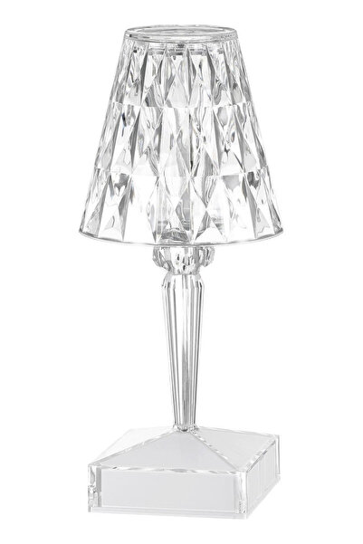 HALAMODO Clear Crystal Table Lamp