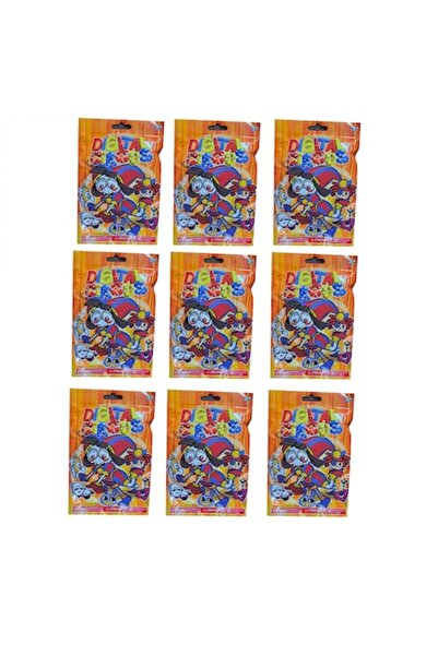 OEM Set of 9 Surprise Packs with Figurine and Cards - The Amazing Digital Circus, 10 cm, 3+ yrs