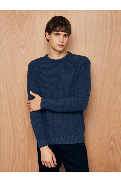 LC Waikiki Pulover pentru bărbați cu mânecă lungă cu guler rotund