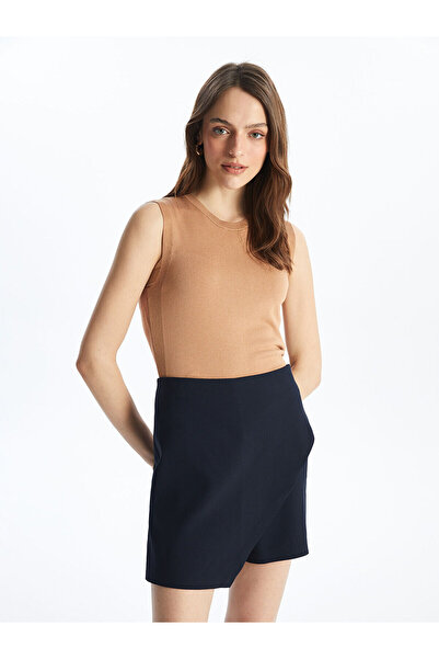 LC Waikiki Дамски трикотажен пуловер с кръгло деколте