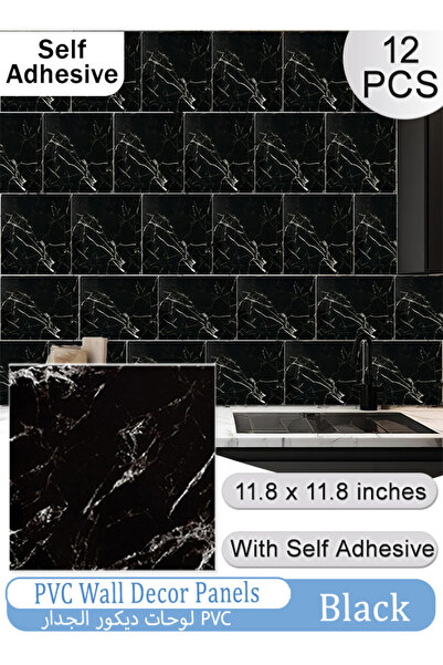 Generic Glossy Marble Pattern Wallpaper Self Adhesive Waterproof Oil Resistant Easy to Cut Wall Sticker