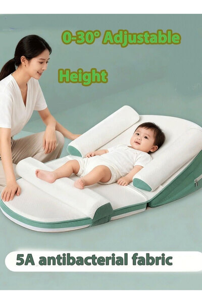 Generic وسادة سفر للأطفال مضادة للارتجاع، تخفف من ارتجاع المريء، وسائد المنحدر