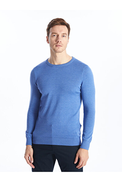 LC Waikiki Pulover pentru bărbați cu mânecă lungă cu guler rotund