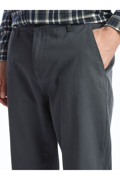 LC Waikiki Men's Chino Pants - Classic Anthracite, Comfortable Fit