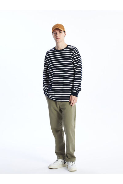 LC Waikiki Khaki Comfortable Fit Men's Thick Sweatpants