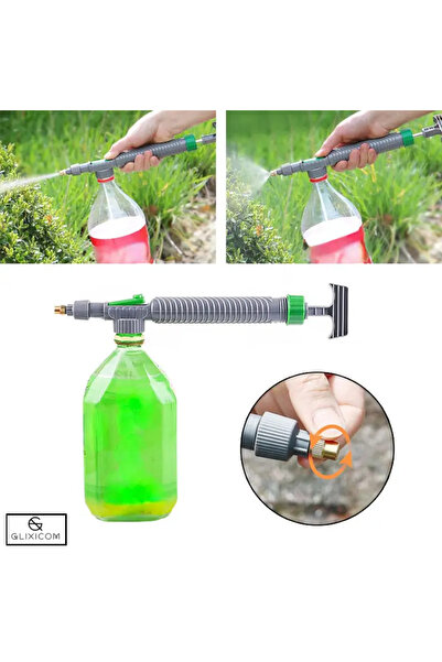 G Glixicom Water and Other Liquids Sprayer Under Pressure for Bottles and Containers 2 Modes of Use 30 cm