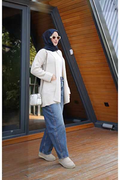 NEW DAĞ سترة تريكو أساسية ذات ملمس مميز