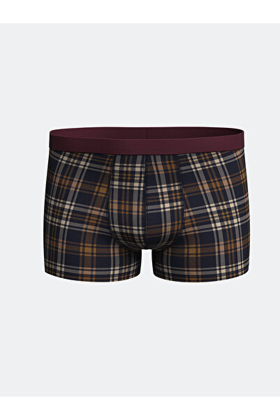 LC Waikiki Ανδρικό μπόξερ 3 τεμαχίων Navy Blue Standard Fit Cotton Flexible