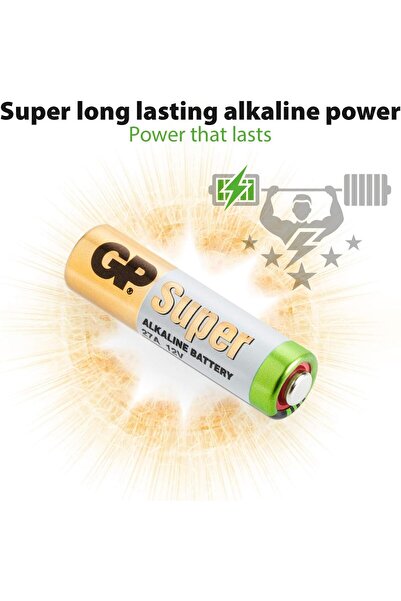 GP High-Voltage Alkaline Batteries 27A MN27 Pack of 5 12.0V